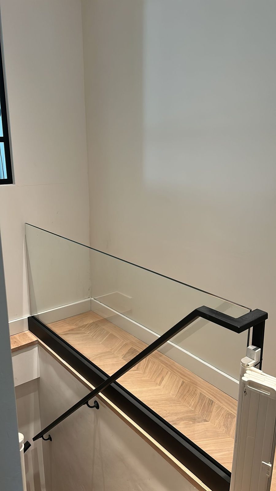 Trapbalustrade — Blasiusstraat, Amsterdam. Trapleuningen op maat door stalenkozijn.nl.